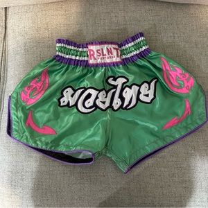 RSLNT Size Small Muay Thai Shorts